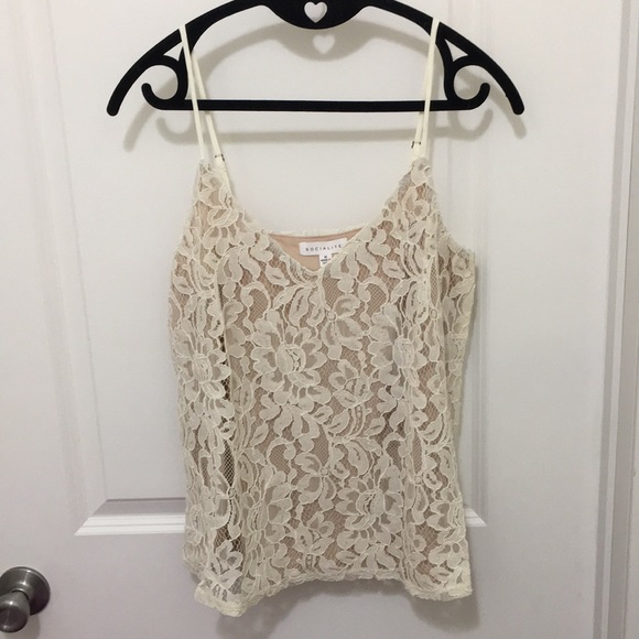 Socialite Tops - Socialite Lace Camisol